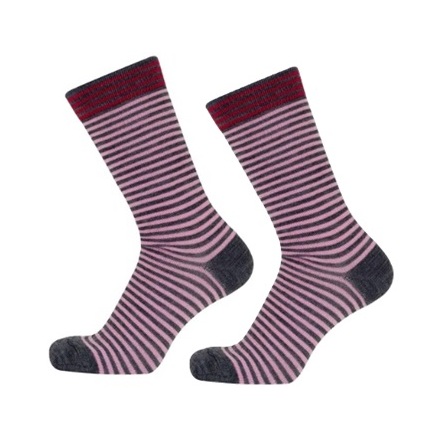 Tunn smalrandig ullstrumpa 40-45